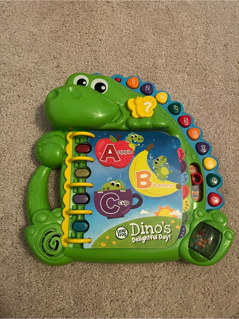 Dino's Delightful Day! Interactive Learning Toy - Green